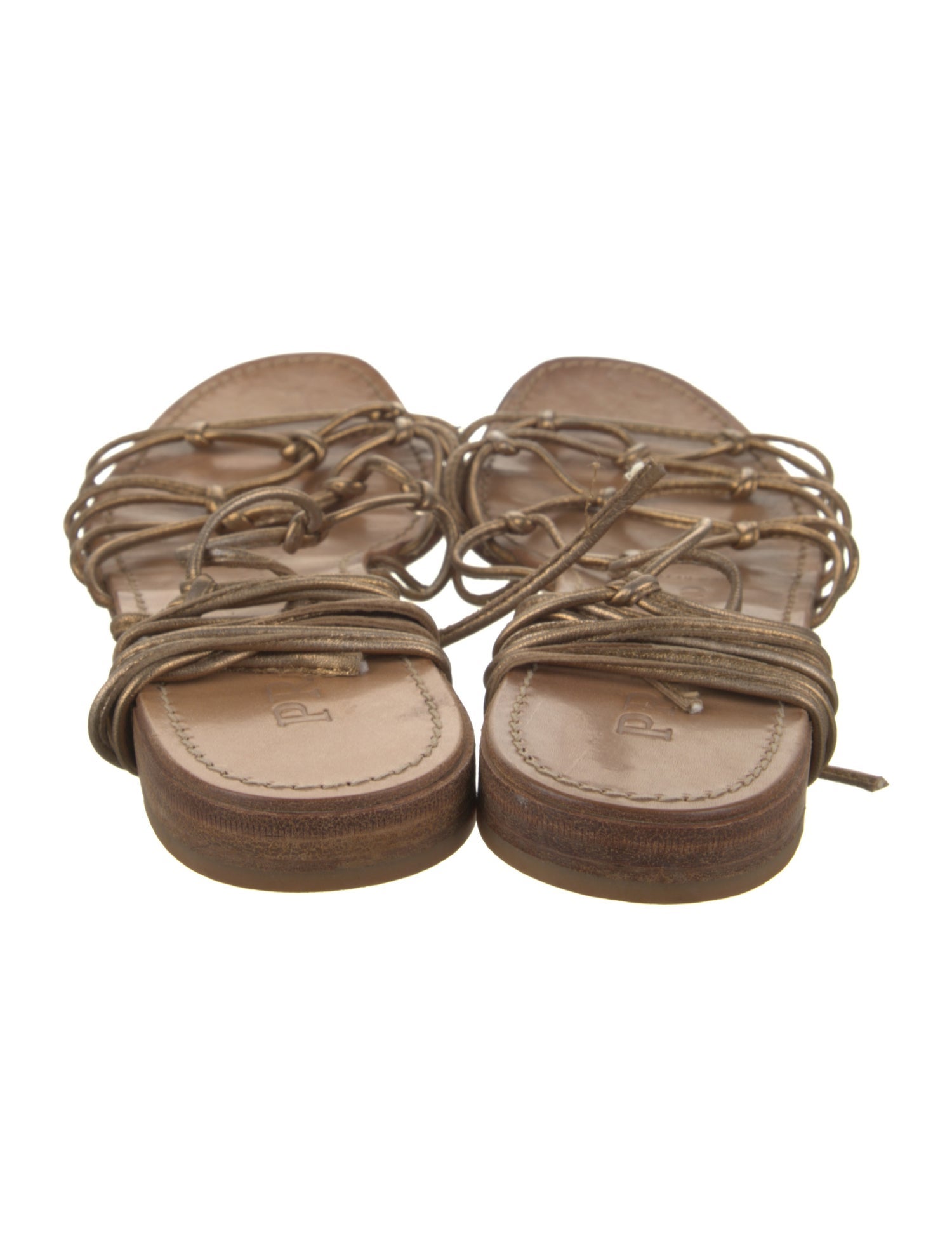 Prada Leather Gladiator Sandals